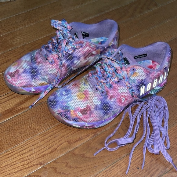 NOBULL Shoes - NoBull Water Color Floral Trainers